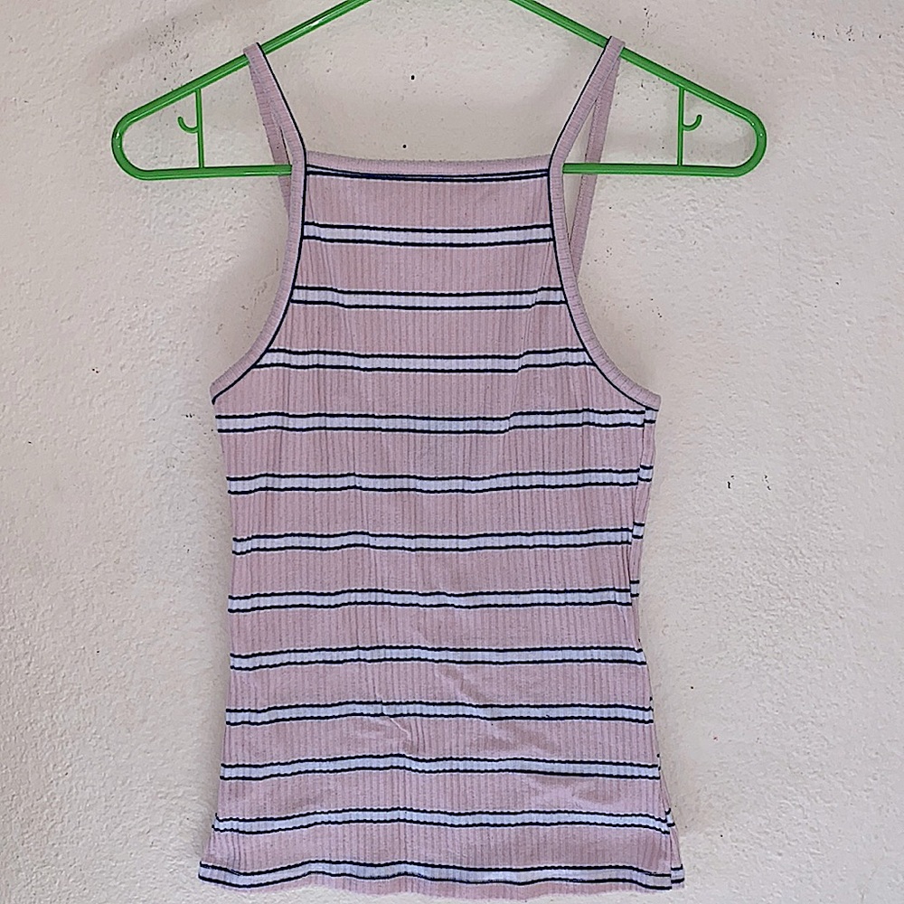 Justify square neck ribbed tank